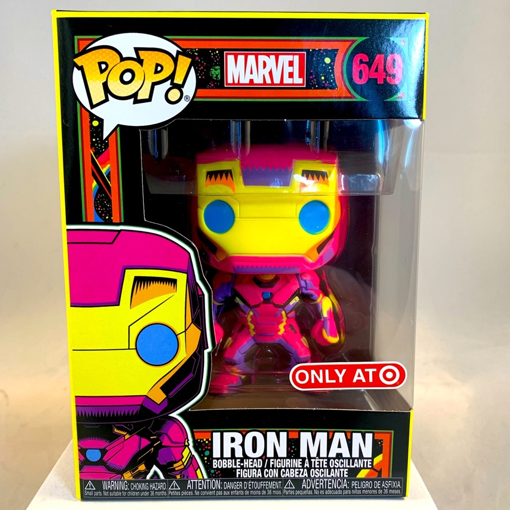 Funko Pop Black Light “Iron Man” Target Exclusive